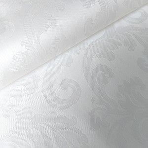 White Fiandra Cotton Fabric - Width 180 cm